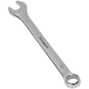 Premium 13mm Hardened Steel Combination Spanner with Polished Chrome Finish