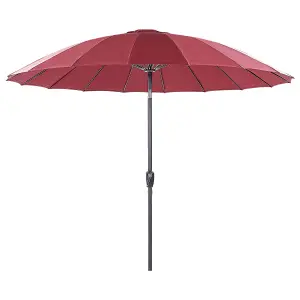 Garden Market Parasol 2.55 m Dark Red BAIA