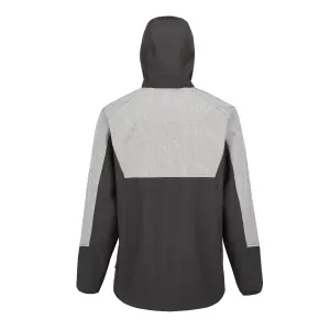 Site Cladwel Black & grey Men's Softshell jacket, Medium