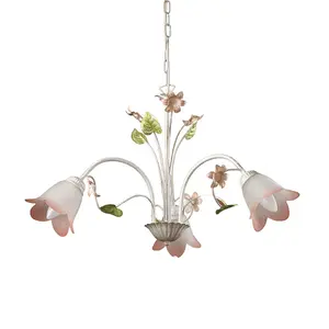 Luminosa D'Oro Multi Arm Pendant Ceiling Light, 3x E14