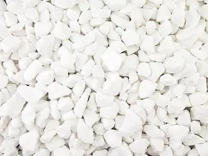 Polar White Spanish Marble Gravel 20mm - Bulk Bag 800kg