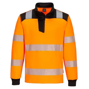 Portwest PW3 Hi-Vis 1/4 Zip Sweatshirt