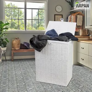 Arpan Resin Laundry Basket Storage Hamper