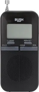 Bush Personal Portable FM Radio - Black