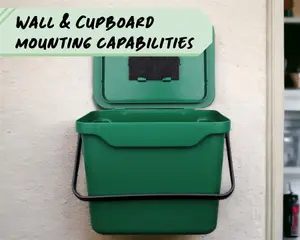 Easy Eco - 5L Compost Caddy - Green