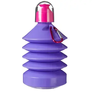 Interiors by Premier Compact Collapsible Water Bottle, Vibrant Collapsible Drink Bottle, Durable Foldable Flexible Water Bottle