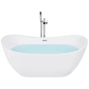 Freestanding Bath 1700 x 770 mm White ANTIGUA