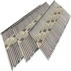 Tacwise 1125 2.8 / 65mm Extra Galvanised Framing Nails D Head 34 degrees Collated, 3300