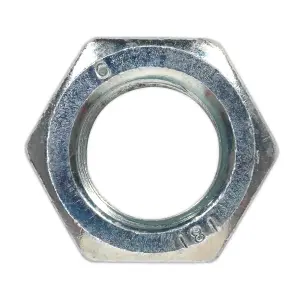 Sealey Steel Nut M20 Zinc DIN 934 Pack of 10 Pieces Metric Hex With Bag SN20