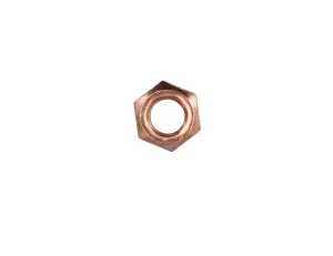 Connect 35413 Copper Flashed Nut M10 x 1.5 x 14mm Hex 10pc