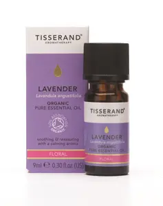 Tisserand Aromatherapy - Lavender - Organic Essential Oil ,Massage Oil, Aromatherapy Oil - 100% Pure Essential Oil - 9ml