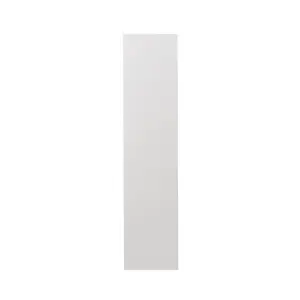 GoodHome Alisma High gloss white slab High gloss white Larder/fridge Cabinet door (W)300mm (H)1287mm (T)18mm