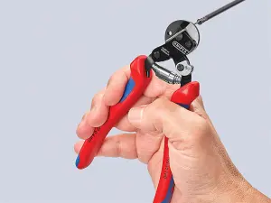 Knipex Wire Rope Cutters Multi-Component Grip 160mm