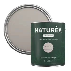 GoodHome Naturéa Mushroom Velvet matt Wall paint, 2.5L