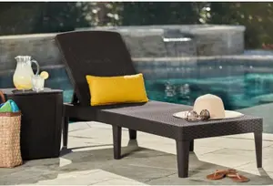 Keter Jaipur Sun Lounger Brown