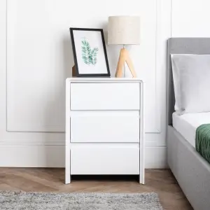 Chest Of Drawers High Gloss - Multiuse Bedroom Wooden Furniture