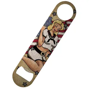 Grindstore Pin Up Retro Bottle Opener Multicoloured (One Size)