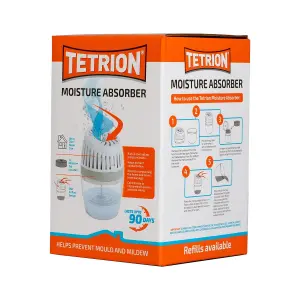 Tetrion Dehumidifier Car Home Moisture Absorber Trap Damp Improved Airflow x2