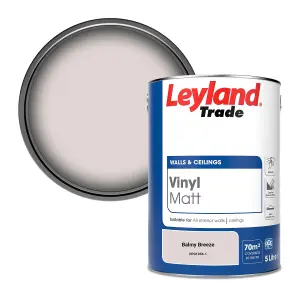 Leyland Trade Vinyl Matt Walls & Ceilings Emulsion Paint Balmy Breeze (PPG1056-1) 5L