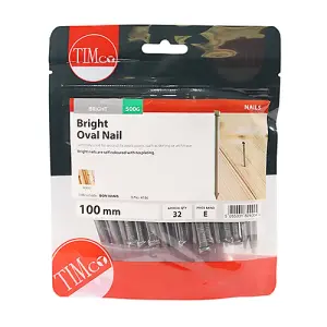 TIMCO Oval Nails Bright - 100mm