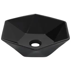 Belfry Bathroom Eldorado 410mm L x 365mm W Ceramic Specialty Sink Black