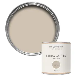 Laura Ashley Soft Truffle Matt Emulsion paint, 100ml