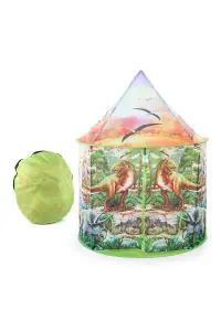 Livingandhome Dinosaur Kids Play Tent Portable Playhouse Toddler Castle Tent with Carry Bag