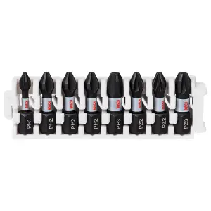 Bosch Professional Impact Screwdriver Bit Insert Pack 25mm - PH1, PH2 (x3), PH3, PZ2 (x2), PZ3 - Pick & Clic