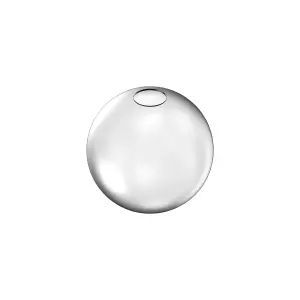 Ideal Lux Rubber Globe Glass Shade Satin 20cm