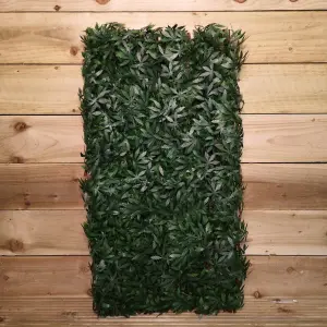 180cm x 60cm Artificial Fence Garden Trellis Privacy Screening Indoor Outdoor Wall Panel   Green Acer