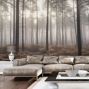 Galerie Atmosphere Brown Forest Wall Mural