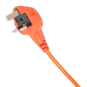 Universal 20 Metre Cable & Lead Plug for Strimmers Trimmers Hedge Cutters Lawnmowers (20m)