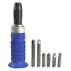 Impact socket screw driver adaptor bit set heavy duty 1/2in Dr hammer 7pc