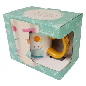 SEWING MUG - Mug: Tape Measure Design - Groves