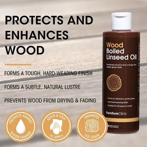 Furniture Clinic Boiled Linseed Oil, 500ml