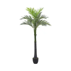 220cm H Garden Decoration Artificial Green Coconut Palm Tree with Pot