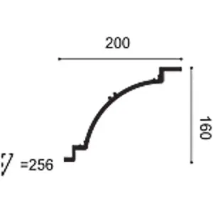 Orac Decor C820 External Cornice - 2 Metres