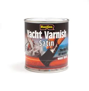 Rustins Yacht Varnish Satin - Clear 500ml