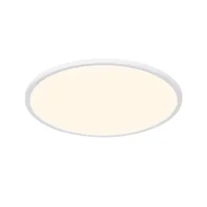 Nordlux Oja 42 Indoor Ultra-Slim Ceiling Light in White (Height) 2.3cm