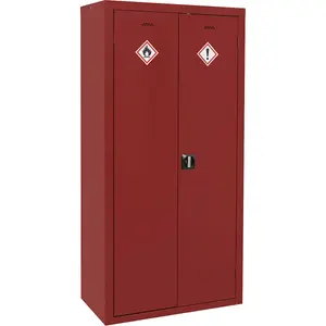 Durable Agrochemical Storage Cabinet with 2 Doors and Key Lock