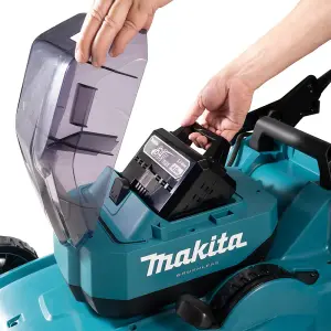 Makita LM002JM101 64V Max Brushless 53cm Lawnmower + 4.0Ah Battery + Charger