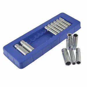 1/4in Drive Torque Wrench 5 to 25 Nm and Metric 6 Sided Deep Sockets 4 to 14mm