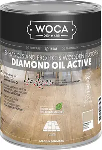 WOCA Diamond Oil Active - 1 Litre Extra White