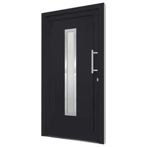 Fechteler Front Door Anthracite / Right Handing / 200cm H x 98cm W x 7cm D