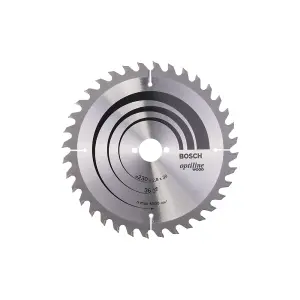 Bosch Professional Optiline Wood Circular Saw Blade - 230mm x 30mm x 2.8mm, 36 Teeth