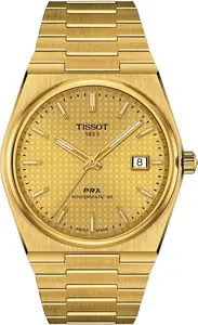 Tissot PRX Powermatic 80 40mm Mens Watch Gold T1374073302100 40mm - Tissot Watches