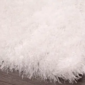 Handmade Plain Shaggy Sparkle Rug for Bed Room Living Room and Dining Room-200cm X 290cm