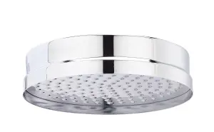 Traditional Apron Fixed Shower Head, 200mm - Chrome