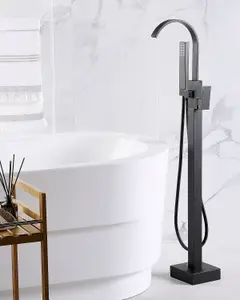 Freestanding Bathtub Faucet RIBBON Black