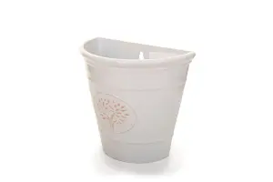 Blenheim Wall Pot Outdoor Planter - Off White